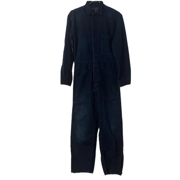 C of H Citizens of Humanity Hailey Jean Denim Utility Jumpsuit Sz XS Relaxed - Picture 2 of 15
